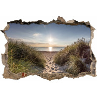 KELIAS Į JŪRĄ reprodukcija-lipdukas 13972950