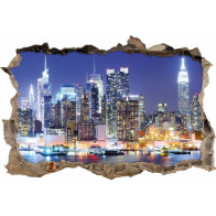 NIUJORKAS NAKTĮ reprodukcija-lipdukas 15279578