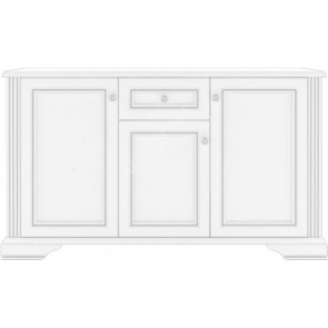 WHITE komoda 3D1S white-komoda-3d1s