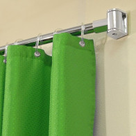 196 cm išlenktas ir reguliuojamas dušo užuolaidų strypas 5604549