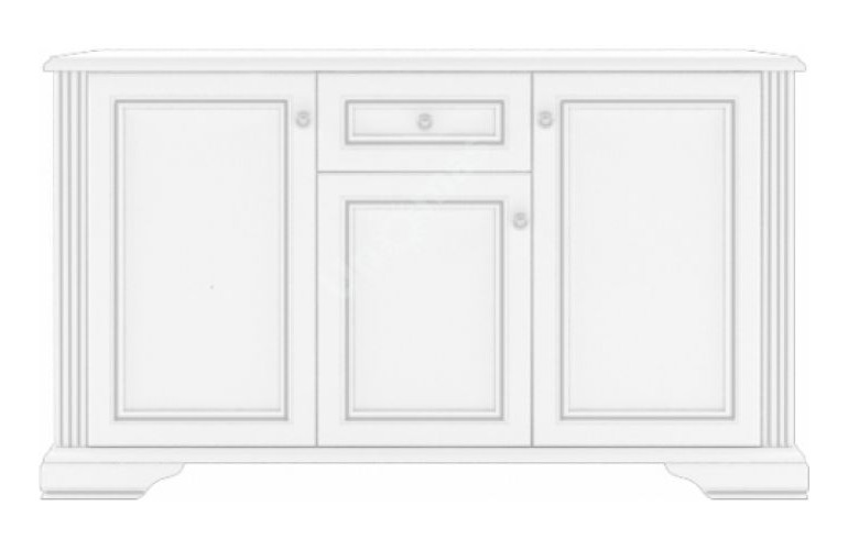 WHITE komoda 3D1S white-komoda-3d1s